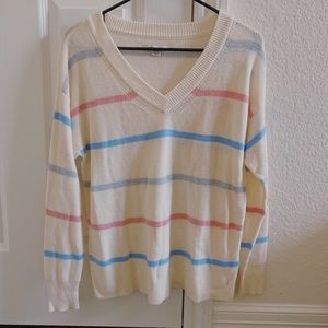 American Eagle striped sweater